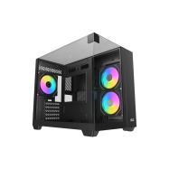 Корпус AOC CG399MB 3F M-ATX/ITX 2xUSB3.0 1xType-C 1xAudio/Mic Черный AOC-CG399M-BF3V1R0T3-G..
