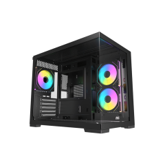 Корпус AOC CG392B 3F M-ATX/ITX 1xUSB2.0 1xUSB3.0 1xType-C 1xAudio/Mic Черный AOC-CG392-BF3V2R0T2-G..