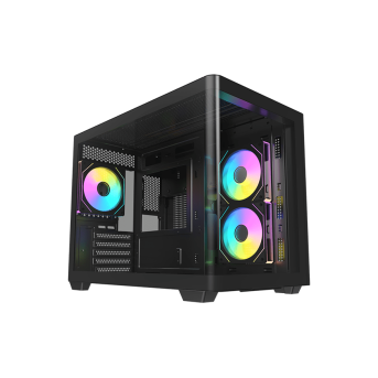Корпус AOC CG355B 3F M-ATX/ITX 2xUSB3.0 1xType-C 1xAudio/Mic Черный AOC-CG355-BF3V1R0W2-G в Metoo.kz - Metoo (1)