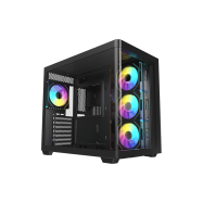 Корпус AOC CG455B 4F ATX/M-ATX/ITX 2xUSB3.0 1xType-C 1xAudio/Mic Черный AOC-CG455-BF4V1R0W2-G..
