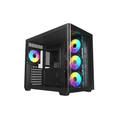 Корпус AOC CG455B 4F ATX/M-ATX/ITX 2xUSB3.0 1xType-C 1xAudio/Mic Черный AOC-CG455-BF4V1R0W2-G..