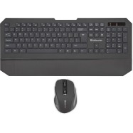 Беспроводной Комплект, Клавиатура + Мышь, Defender Berkeley C-925 Nano,B Черн Кл:104+12 М: 6кн RUS..