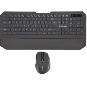 Беспроводной Комплект, Клавиатура + Мышь, Defender Berkeley C-925 Nano,B Черн Кл:104+12 М: 6кн RUS в Metoo.kz - Metoo (1)