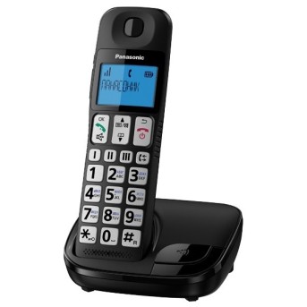 Радиотелефон PANASONIC KX-TGE110 (UCB) Черный в Metoo.kz - Metoo (1)