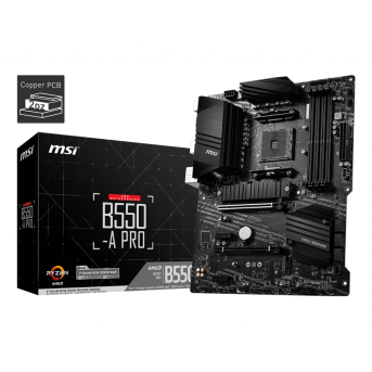 Материнская плата MSI B550-A PRO AM4 4xDDR4 6xSATA3 2xM.2 HDMI DP ATX - Metoo (1)