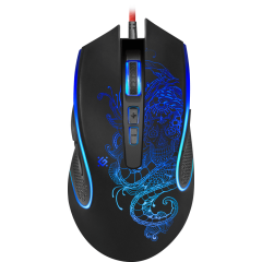 Мышь проводная игровая оптическая Defender Venom GM-640L (черный),USB, 8 кнопок, 800-3200 dpi, НОВ..