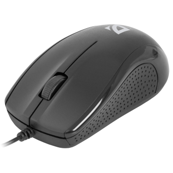 Мышь Defender Optimum MB-160 (Черный), USB 2кн, 1кл-кн, 1,5 м, коробочка - Metoo (1)