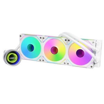 Водяное охлаждение для CPU Lian Li GA II Trinity 360, ARGB 3x120см White G89.GA2T36W.00 - Metoo (1)