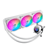 Водяное охлаждение CPU Asus ROG STRIX LC 360 RGB WHITE EDITION Liquid CPU Cooler, 3 x12cm