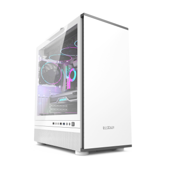 Корпус PCCooler IE200W EATX/<wbr>ATX/<wbr>mATX/<wbr>ITX 2x3.5", 4x2.5", USB3.0, 2USB2.0 White - Metoo (1)