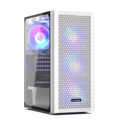 Корпус PCCooler MA100 MESH WH ATX/<wbr>M-ATX/<wbr>ITX USB3.0, 2xUSB2.0 White