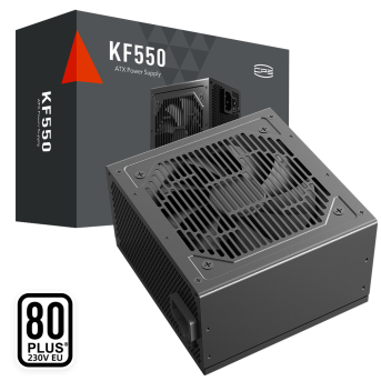Блок питания PCCooler KF550 550W Non Modular 80 PLUS White Fan 120mm Черный P3-F550-W1H - Metoo (1)