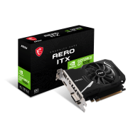 Видеокарта MSI GeForce GT1030 AERO ITX 4GD4 OC 4Gb DDR4 64bit DVI HDMI