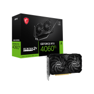 Видеокарта MSI GeForce RTX 4060TI VENTUS 2X BLACK 16G, 16G GDDR6 128-bit HDMI 3xDP