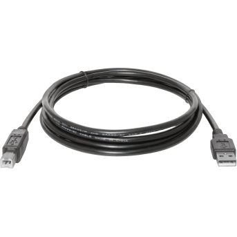 Кабель Defender USB04-10 USB 2.0, AM-BM 3м, BULK (пл. пакет), - Metoo (1)