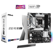 Материнская плата ASRock B760 PRO RS WIFI LGA1700 4xDDR5 4xSATA RAID 2xM.2 HDMI DP eDP ATX