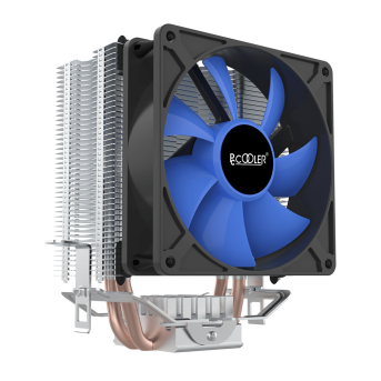 Вентилятор для процессора PCCooler S93 V2 TDP 120W 3-pin 1700/<wbr>1200/<wbr>115x/<wbr>AM5/<wbr>AM4/<wbr>AM3 Черный с Синим - Metoo (1)