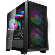 Корпус PCCooler ARGB mATX/ITX USB3.0, 2xUSB2.0 Black
