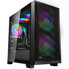 Корпус PCCooler ARGB mATX/<wbr>ITX USB3.0, 2xUSB2.0 Black