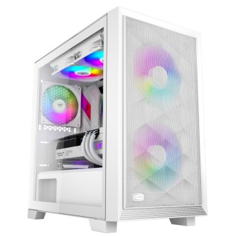 Корпус PCCooler C3D310 WH ARGB mATX/<wbr>ITX USB3.0, 2xUSB2.0 White - Metoo (1)