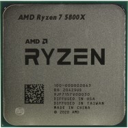 Процессор AMD Ryzen 7 5800X 3,8Гц (4,7ГГцTurbo) Zen 3 8/16 4MB L2 32MB L3 105W AM4 100-000000063WOF
