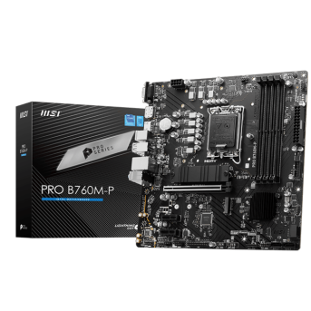 Материнская плата MSI PRO B760M-P LGA1700 4xDDR5 4xSATA3 RAID 2xM.2 HDMI DP mATX - Metoo (1)
