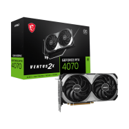Видеокарта MSI GeForce RTX 4070 VENTUS 2X E 12G OC, 12G GDDR6X HDMI 3xDP RTX 4070 VENTUS 2X E 12G OC
