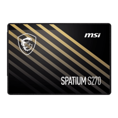 Твердотельный накопитель 480Gb SSD MSI SPATIUM S270 SATA III 2.5 R500Mb/s W450MB/s SPATIUM S270..