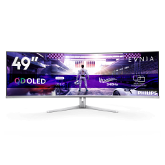 Монитор 49 PHILIPS 49M2C8900/00/01 QD OLED 5120x1440 240Hz R1800 0,03мс 1.5млн:1 1xDP 2xHDMI 1xUS..