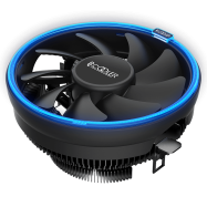 Вентилятор для процессора PCCooler E126M B Blue Led TDP 100W 4-pin 1700/1200/115x/AM5/AM4/AM3 Черный