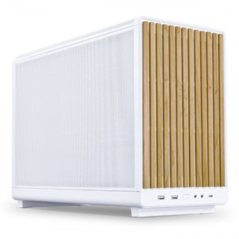 Корпус Lian Li A3-mATX W-W mATX/<wbr>ITX G99.A3W-WD.00 БП ATX/<wbr>SFX/<wbr>SFX-L, LIAN LI Edge PSU, Белый-Дерево - Metoo (1)