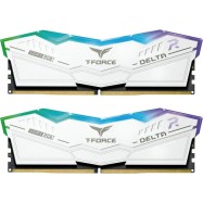 Оперативная память 32GB Kit (2x16GB) 6000MHz DDR5 Team Group DELTA RGB CL30 WH FF4D532G6000HC30DC01