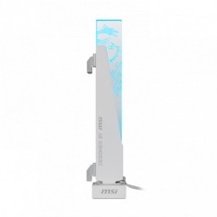 Вертикальный ARGB держатель Видеокарты MSI MPG ARGB GRAPHICS CARD STAND 3-pin ARGB White