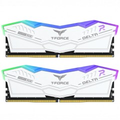 Оперативная память 32GB Kit (2x16GB) 6000MHz DDR5 TeamGroup DELTA RGB CL38 WH FF4D532G6000HC38JDC01