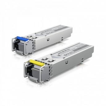 SFP Модуль Ubiquiti UACC-OM-SM-1G-S-2, Single-Mode, 1Gbps, BiDi, 2 Pack - Metoo (1)