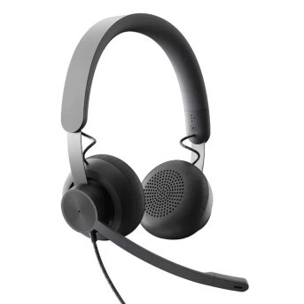 Гарнитура проводная Logitech Zone Wired Teams в Metoo.kz - Metoo (2)