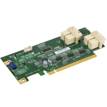 NVMe Host Bus адаптер Supermicro AOC-SLG3-4E4R-O - Metoo (1)