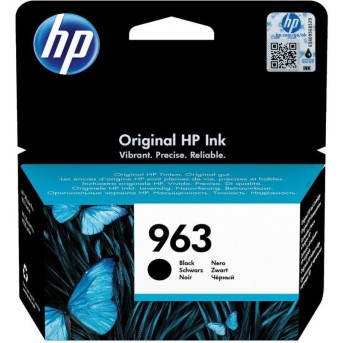 Картридж 963 для HP OfficeJet Pro 901x/<wbr>902x/<wbr>HP, 1К (О) чёрный 3JA26AE - Metoo (1)
