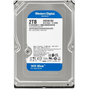 Жесткий диск HDD 2Tb Western Digital WD20EZBX, 3.5", 256Mb, SATA III - Metoo (1)