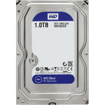 Жесткий диск HDD 1Tb Western Digital WD10EZEX, 3.5", 64Mb, SATA III - Metoo (1)