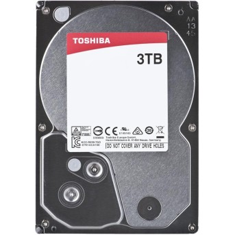 Жесткий диск HDD 3Tb Toshiba HDWD130EZSTA, 3.5", 64Mb, SATA III - Metoo (1)