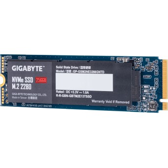 SSD накопитель 256Gb Gigabyte GP-GSM2NE3256GNTD, M.2, PCI-E 3.0 - Metoo (2)
