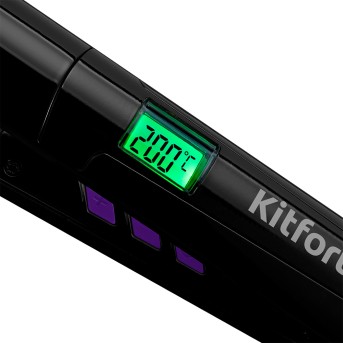 Выпрямитель Kitfort КТ-3226-1 черно-фиолетовый - Metoo (3)