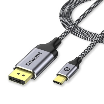 Кабель QGeeM USB C/<wbr>Displayport, 3м. - Metoo (1)
