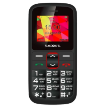 Сотовый телефон teXet TM-B217 Черно-Красный - Metoo (1)