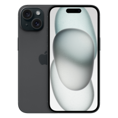 Смартфон Apple iPhone 15 256GB, Black (MTP63HX/A)..