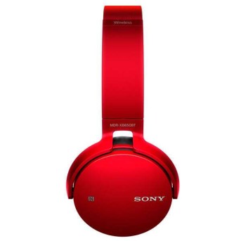 Наушники накладные Sony MDR-XB650BTR.E Красные - Metoo (2)