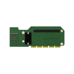 2U PCIe Riser card with three-slots (Two x8 to x8 PCIe NVMe SlimSAS connectors PCIe, One half-length or full-length single-width slot (x16 to x16)) for M50CYP2UR208/<wbr>M50CYP2UR312 systems for Riser Slot #1 only, Single