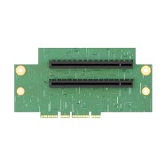 2U PCIe Riser card with two-slots PCIe (x8 to x16) for M50CYP2UR208/M50CYP2UR312 systems for Riser Slot #3 only, Single