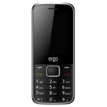 Мобильный телефон Ergo F240 черный - Metoo (1)